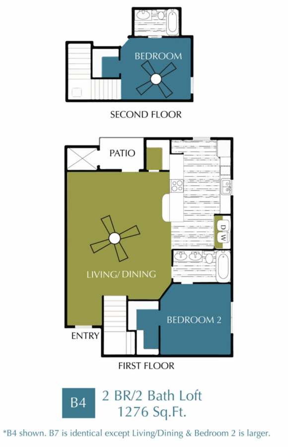 Tuscany 1 bedroom 1 bath apartment 786 sqft at Marcella at Gateway