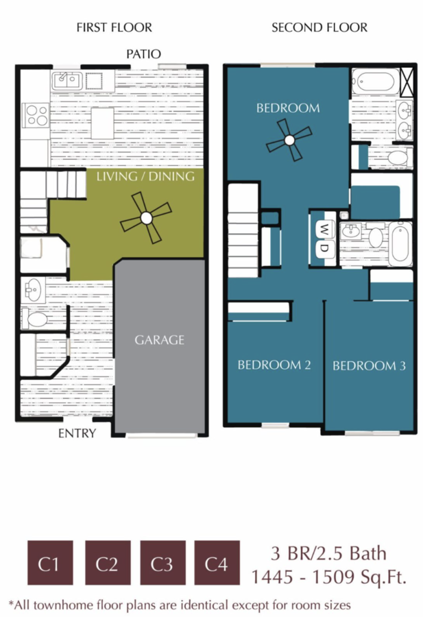 Tuscany 1 bedroom 1 bath apartment 773 sqft at Marcella at Gateway